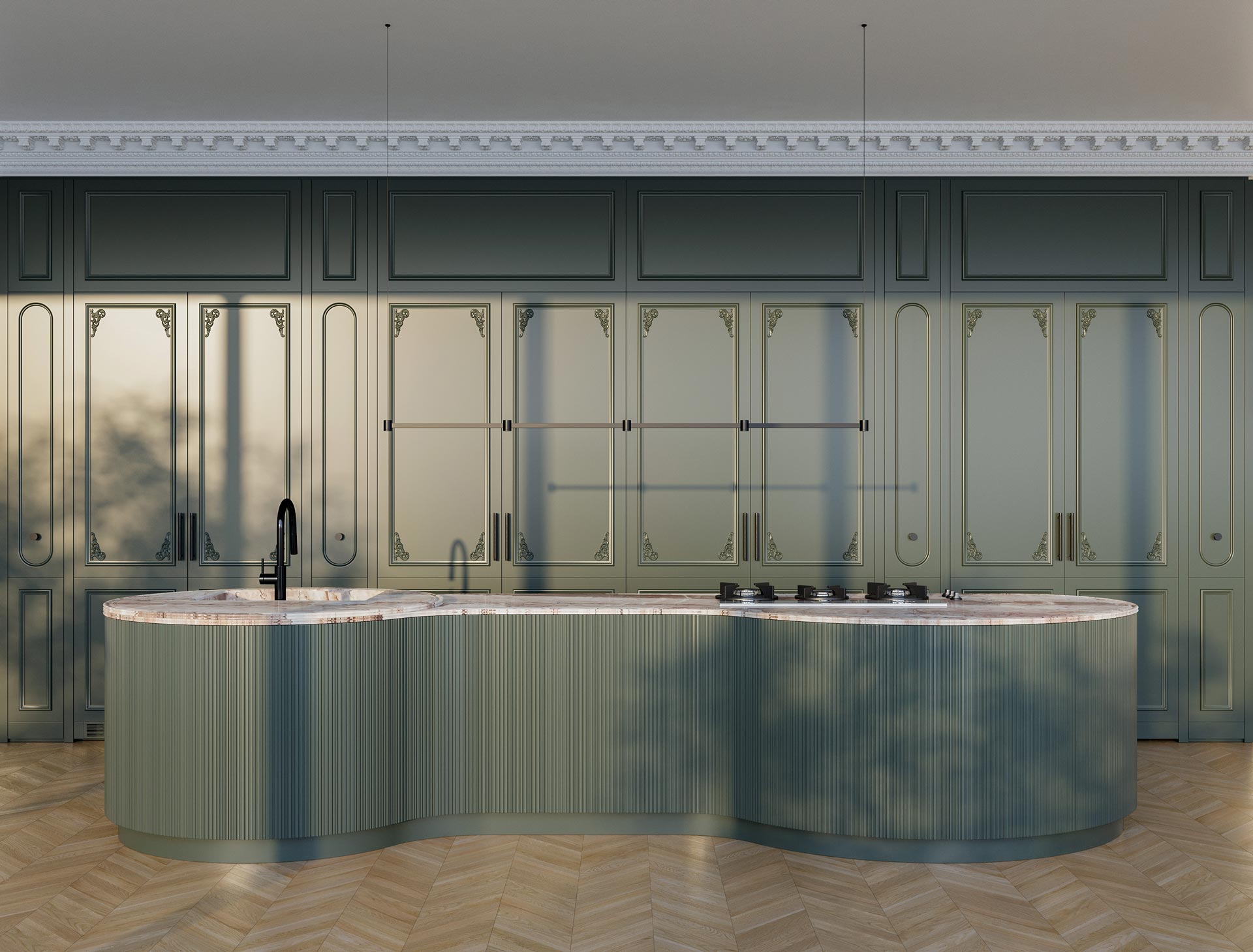 Carrera_By_Design_Magnifica_Kitchen_Autumn_Green_1