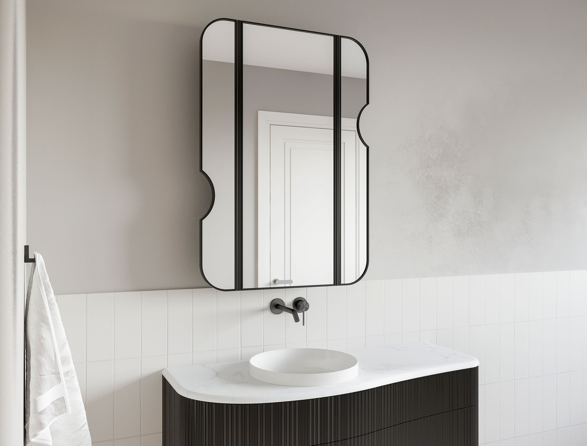 Carrera By Design Moderna Vanity Black Cinder