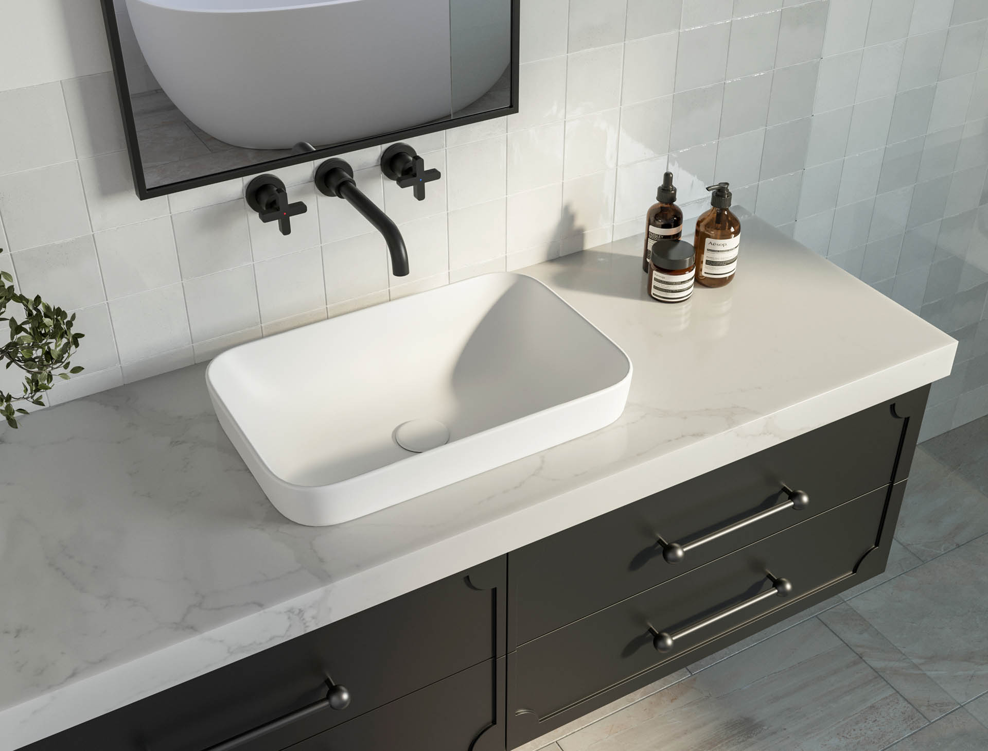 Carrera By Design Serene Black Magic Talostone Calacatta Lux