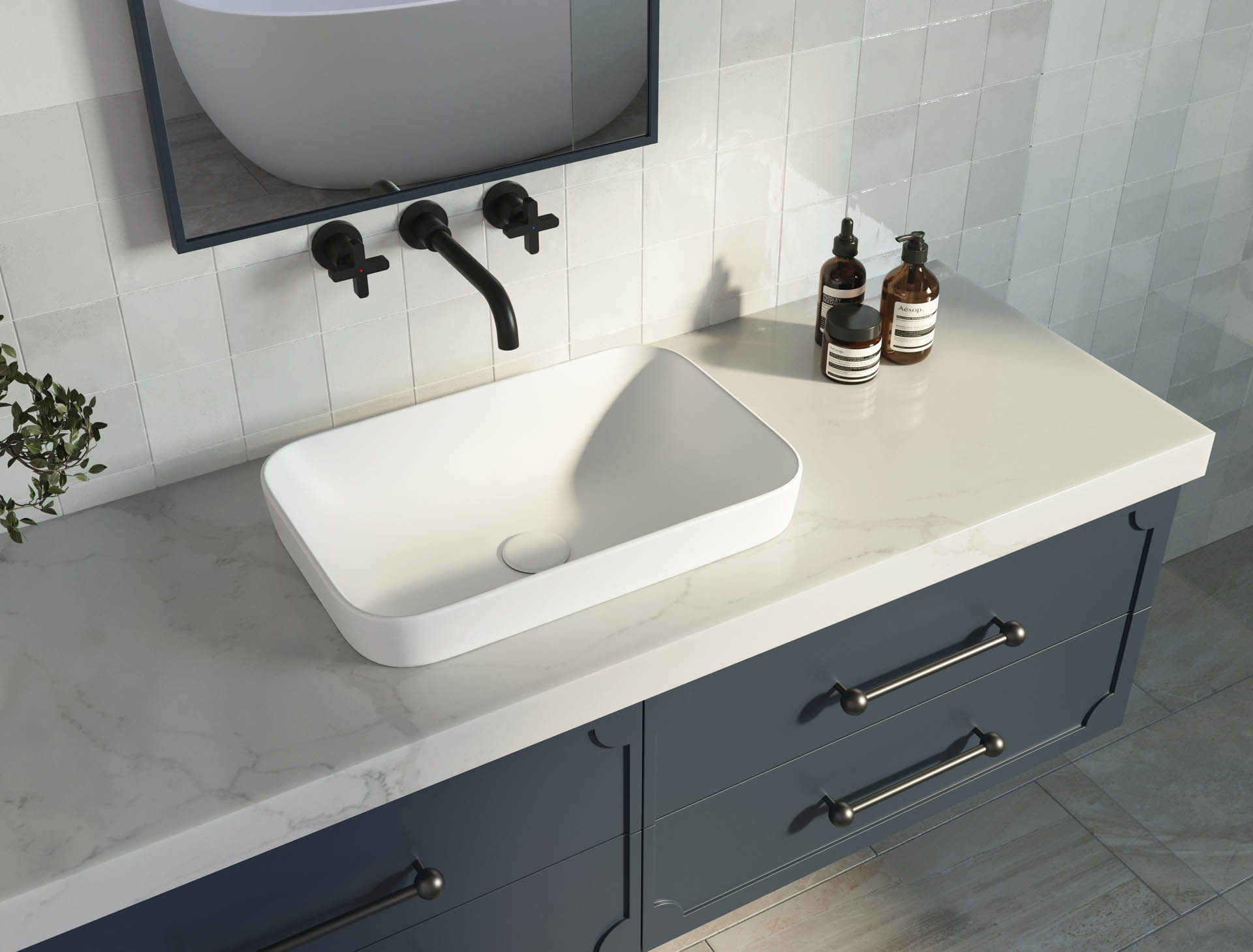Carrera By Design Serene Obsidien Talostone Calacatta Lux