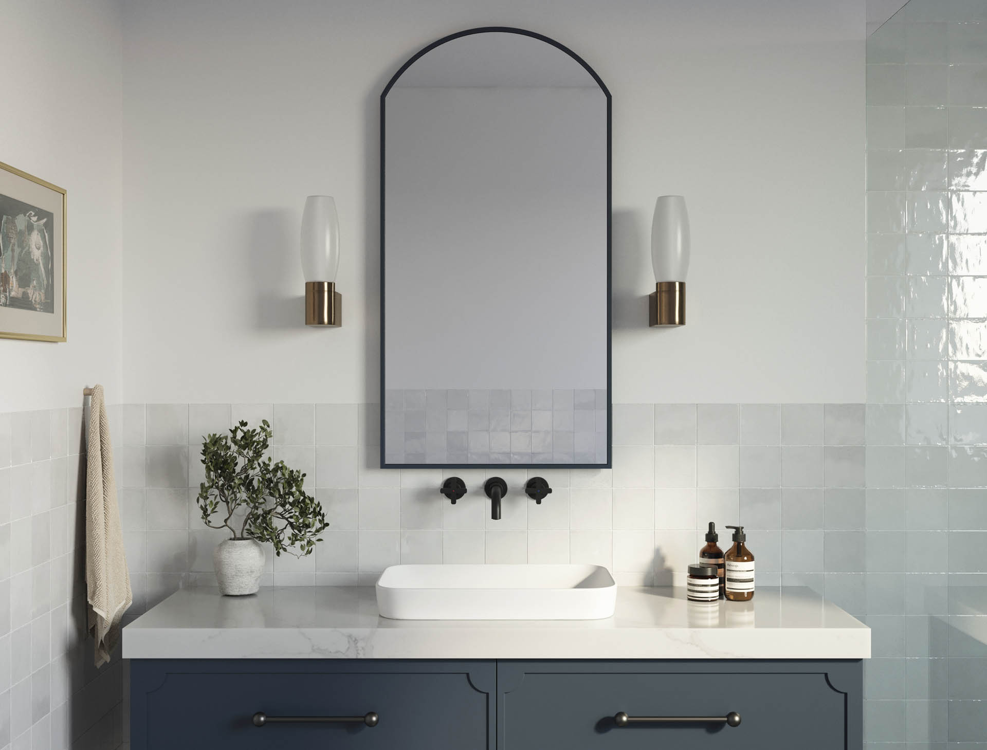 Carrera By Design Serene Obsidien Talostone Calacatta Lux