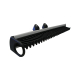 Pull Out Tie Rack, Black & Aluminium